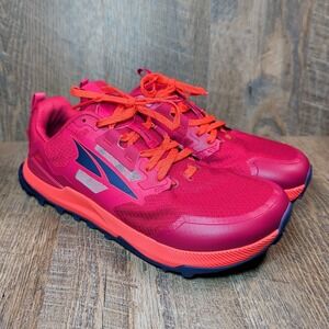 Altra Women's Lone Peak 7 Trail Running Sneaker Dark Red Orange Size 9.5